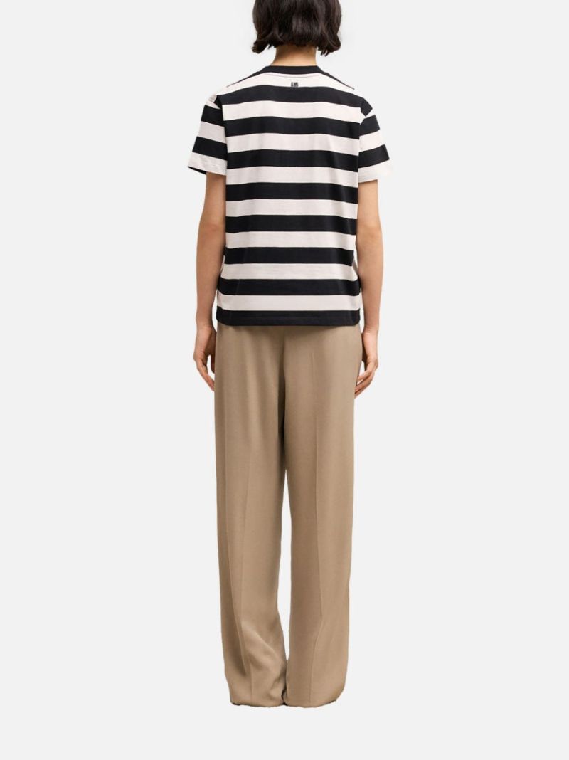 Black Ami De Coeur Striped T-shirt