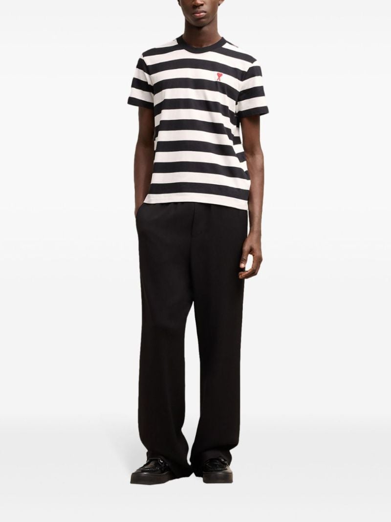 Black Ami De Coeur Striped T-shirt