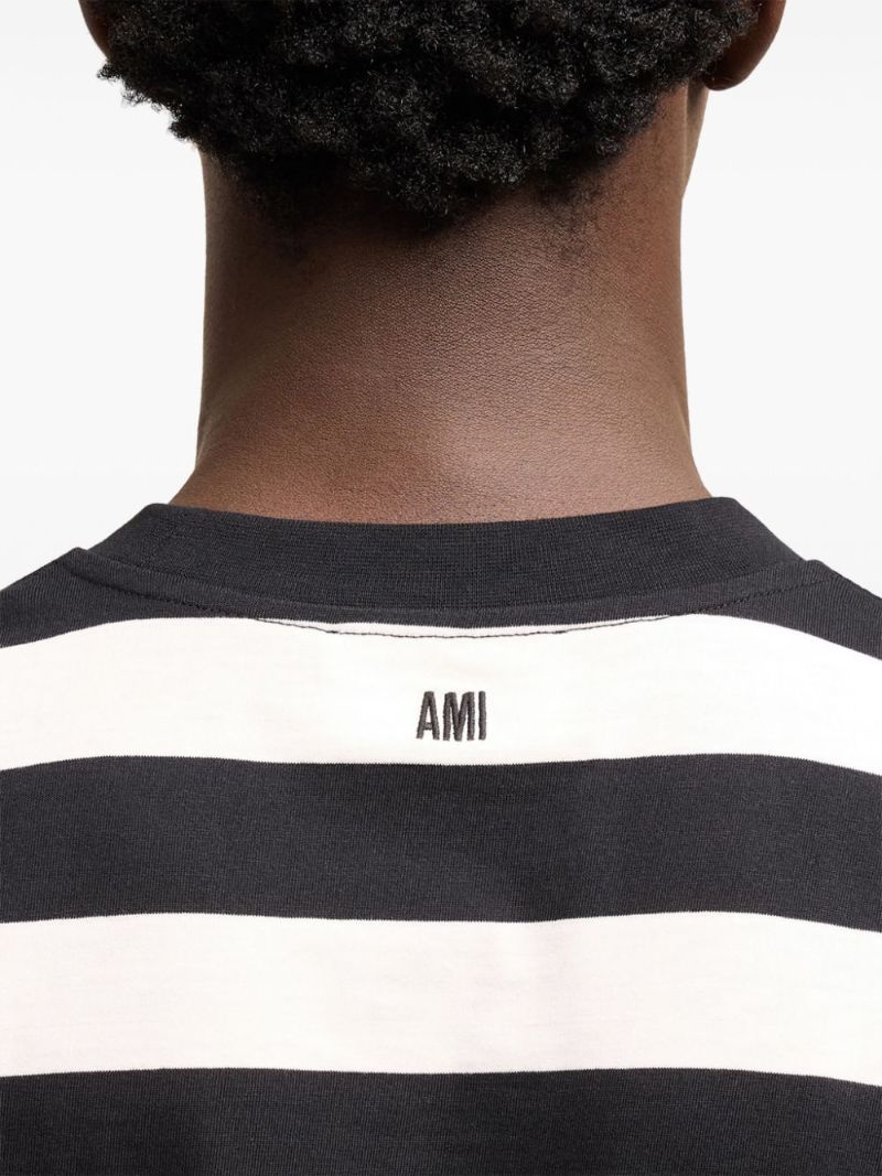 Black Ami De Coeur Striped T-shirt