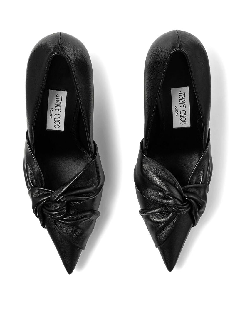Black Hedera 90 Leather Pumps