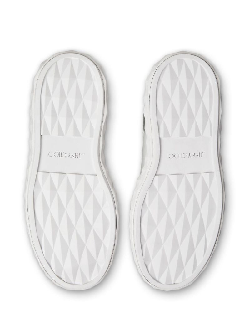 White Diamond Maxi/f Ii Leather Sneakers