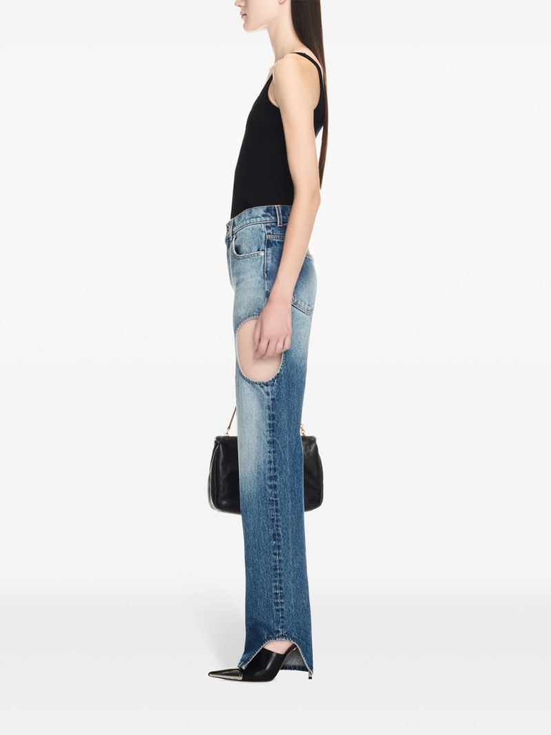 Blue Meteor Cut-out Jeans