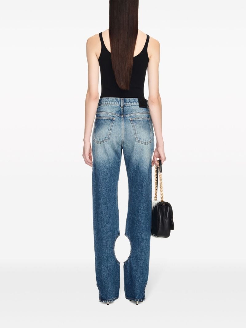 Blue Meteor Cut-out Jeans