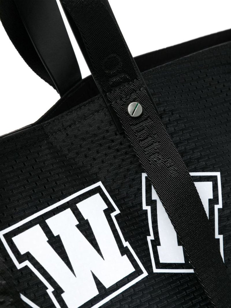 Black Day Off Mesh Tote Bag