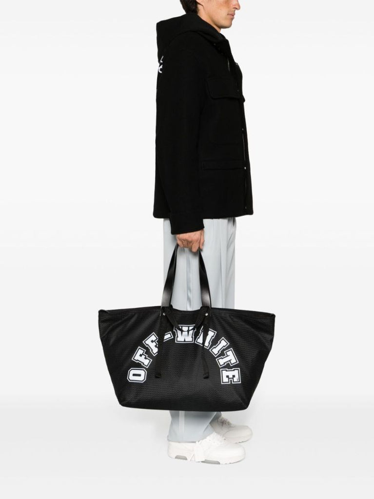 Black Day Off Mesh Tote Bag