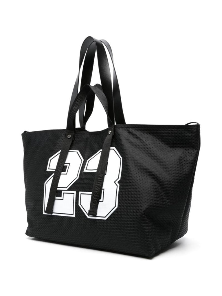 Black Day Off Mesh Tote Bag