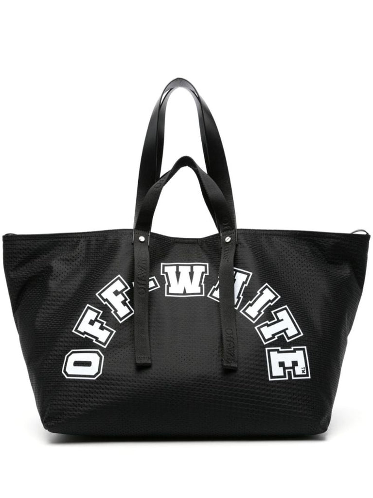 Black Day Off Mesh Tote Bag