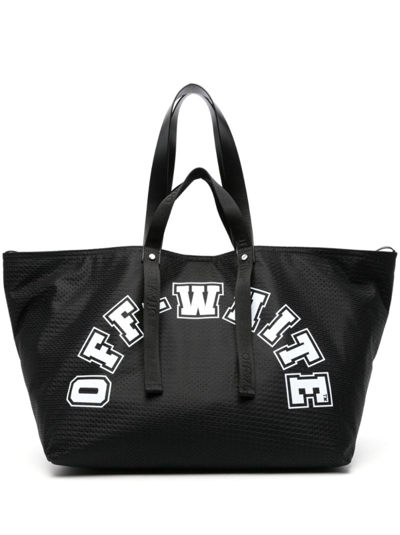 Black Day Off Mesh Tote Bag