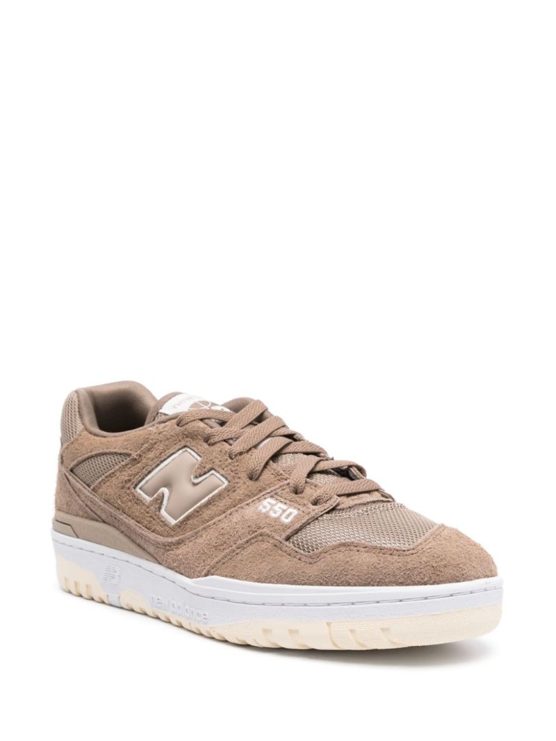 Neutral 550 Panelled Sneakers