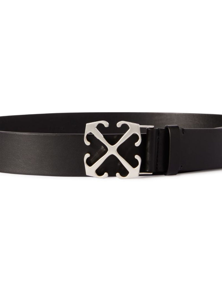 Black Arrows Leather Belt