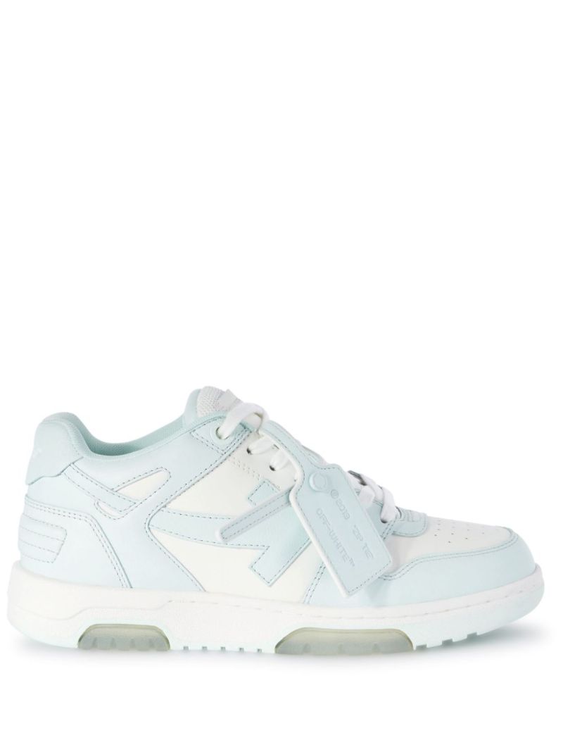 Blue Out of Office Leather Sneakers