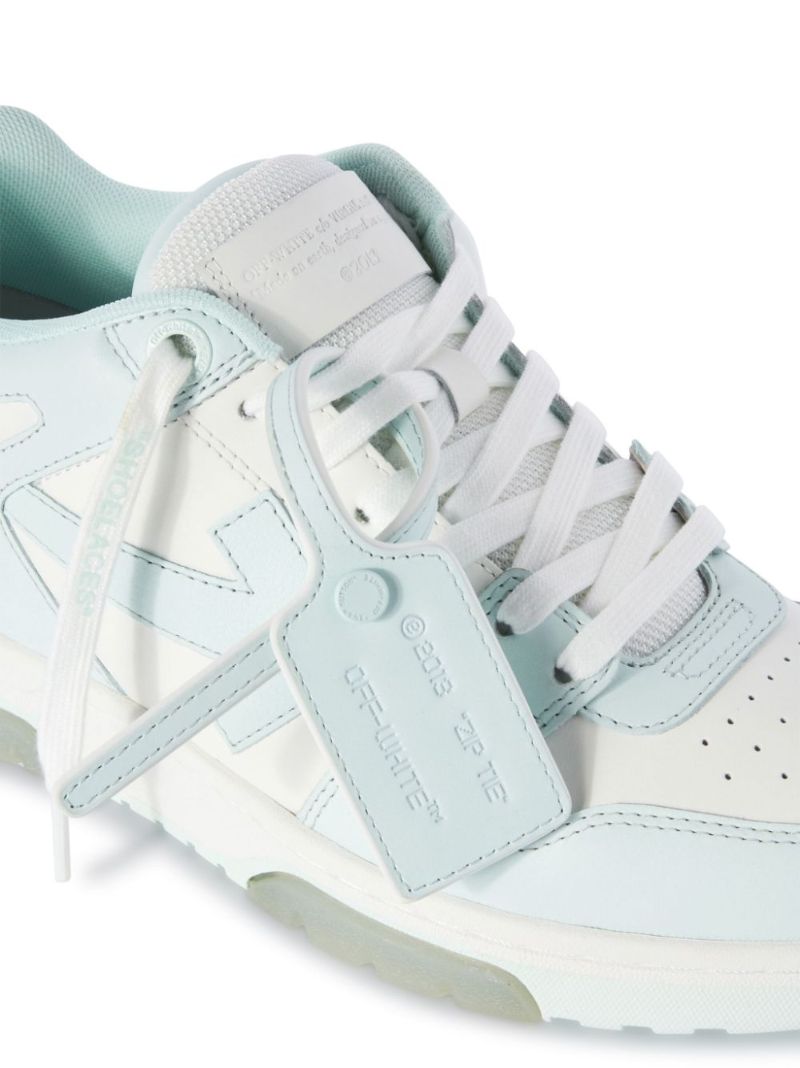 Blue Out of Office Leather Sneakers