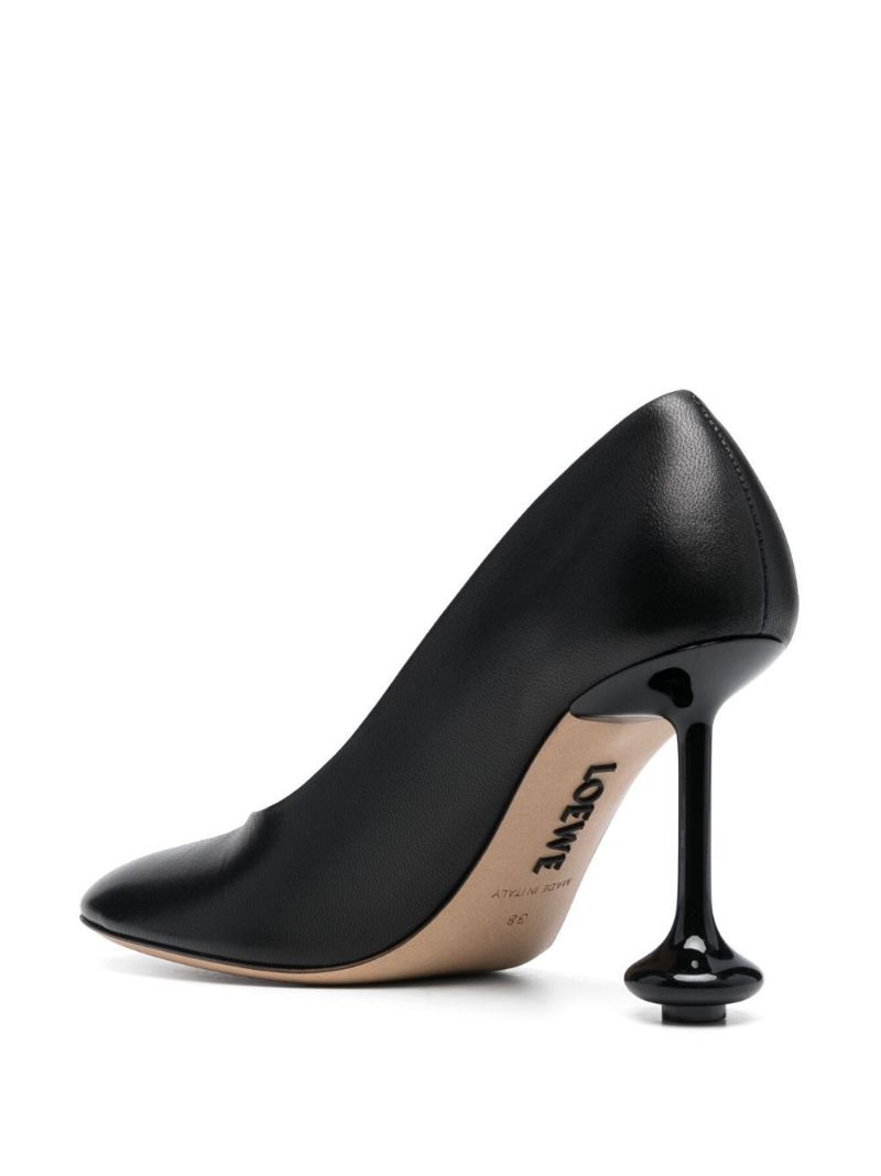 Black Toy 90 Sculpted-heel Pumps