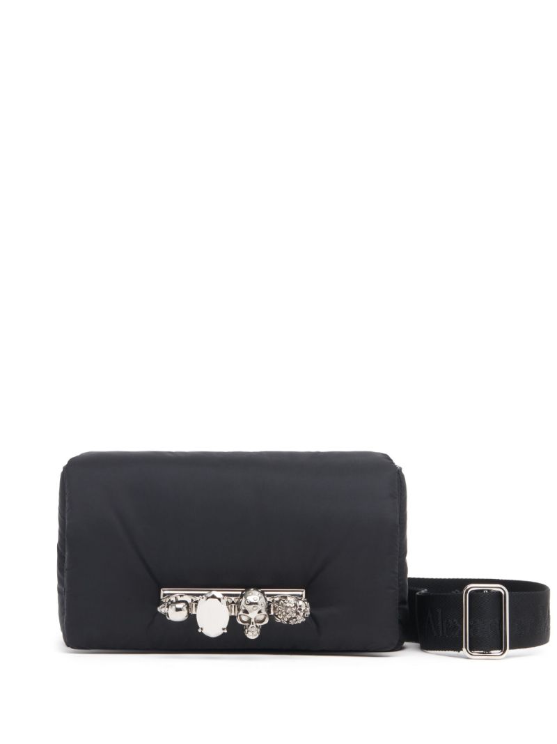 Black the Puffy Knuckle Belt Bag