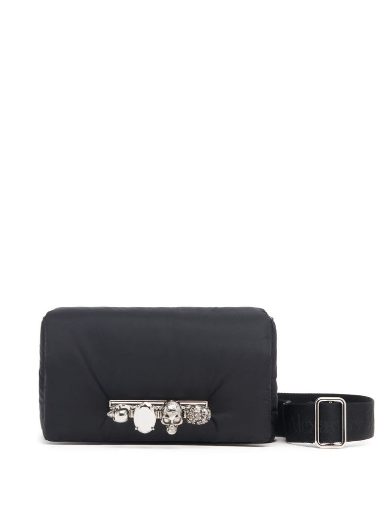 Black the Puffy Knuckle Belt Bag