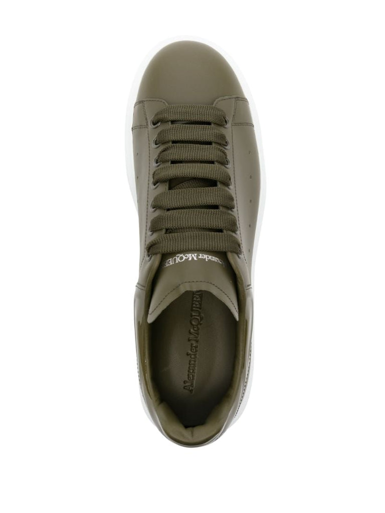 Green Oversize Leather Sneakers