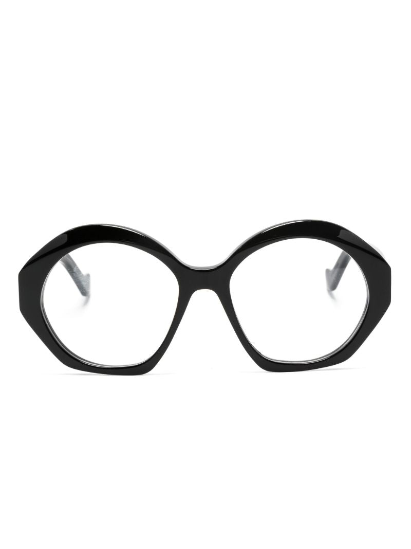 Black Chunky Anagram Optical Glasses