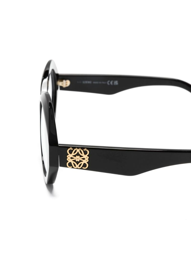 Black Chunky Anagram Optical Glasses