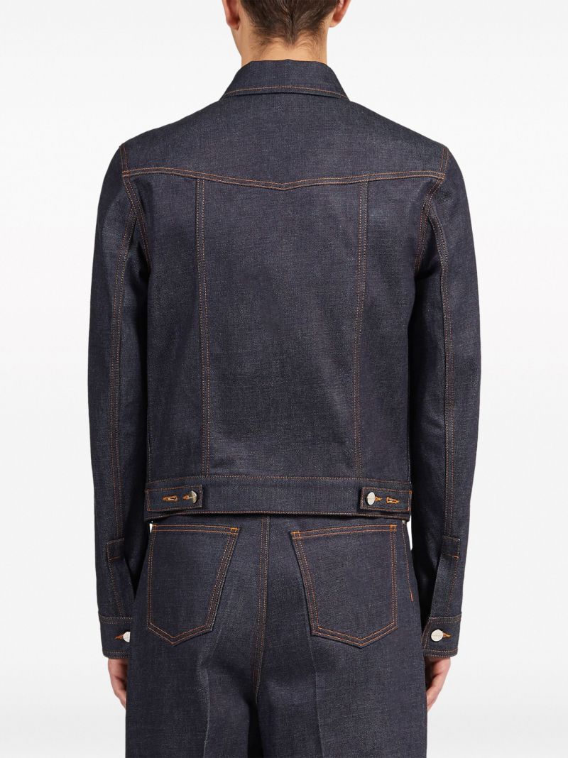 Blue Stonewashed Denim Jacket