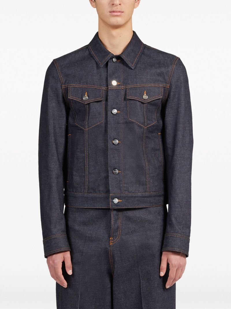 Blue Stonewashed Denim Jacket