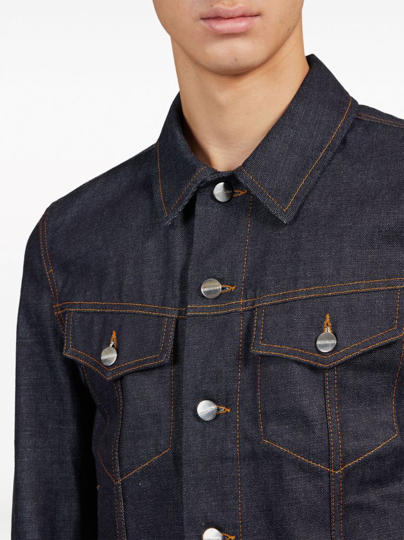 Blue Stonewashed Denim Jacket