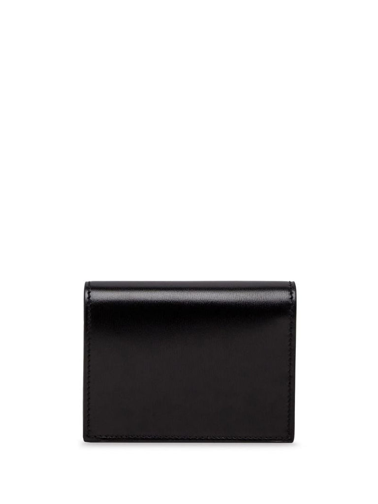 Black Gancini Leather Wallet