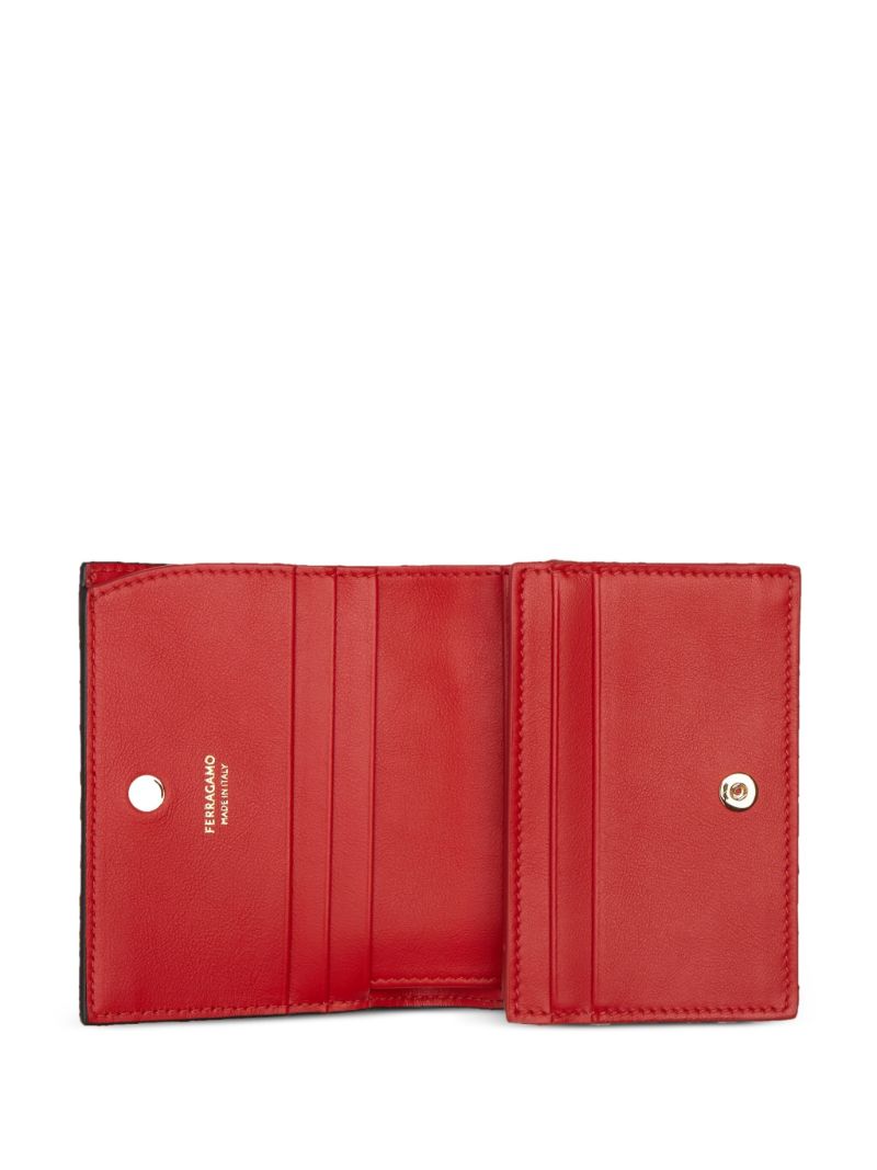 Black Gancini Leather Wallet