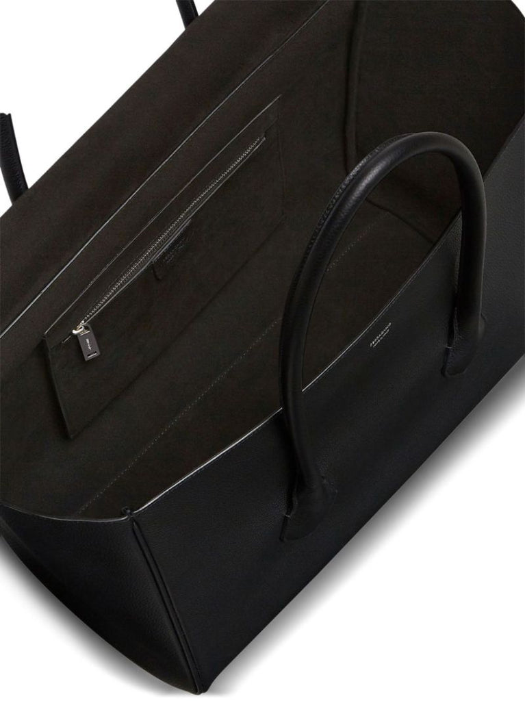 Black East-west Leather Tote Bag