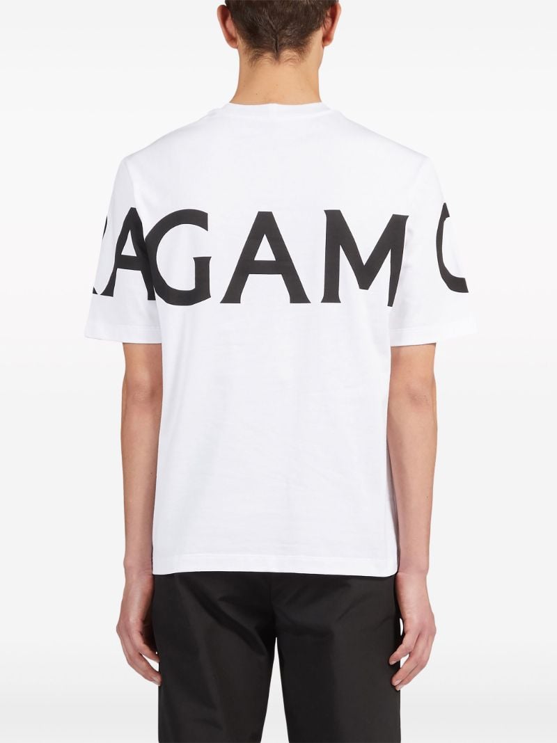 White Logo-print Cotton T-shirt