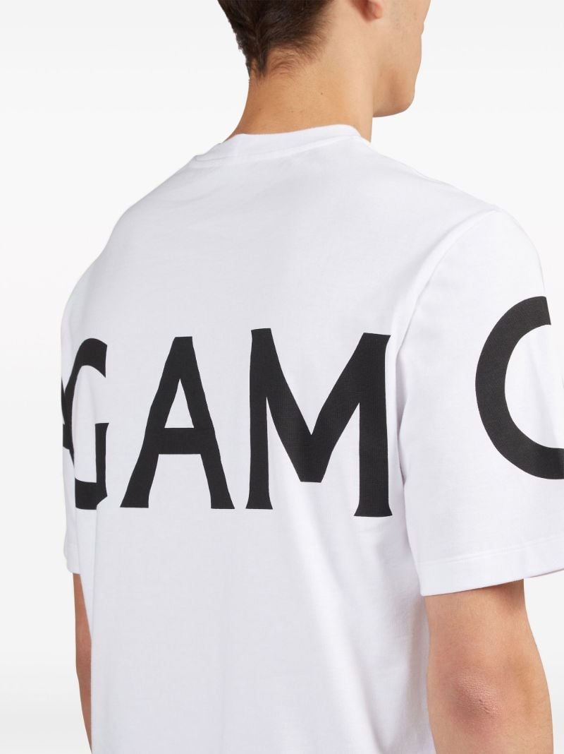 White Logo-print Cotton T-shirt