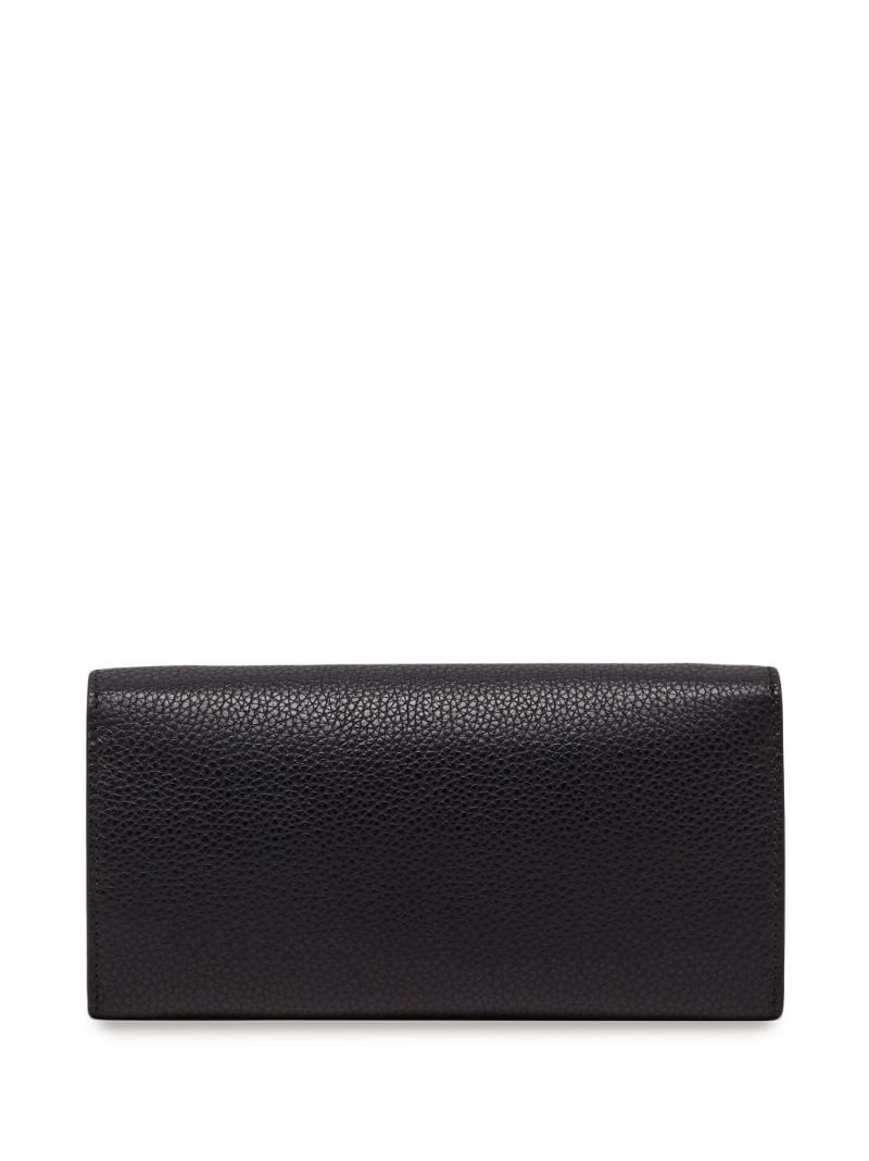 Black Gancini Leather Wallet