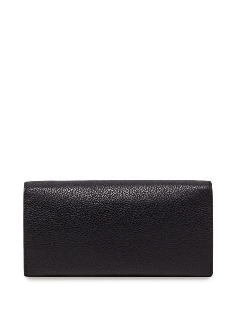Black Gancini Leather Wallet