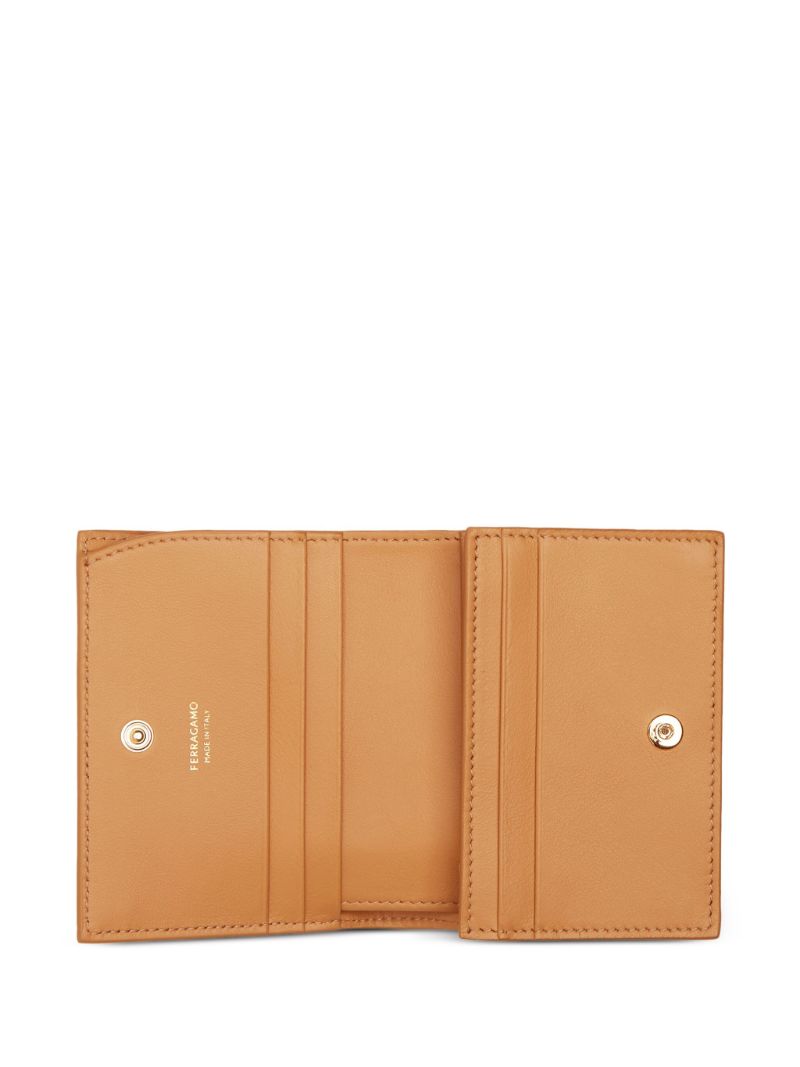 Brown Gancini Leather Wallet