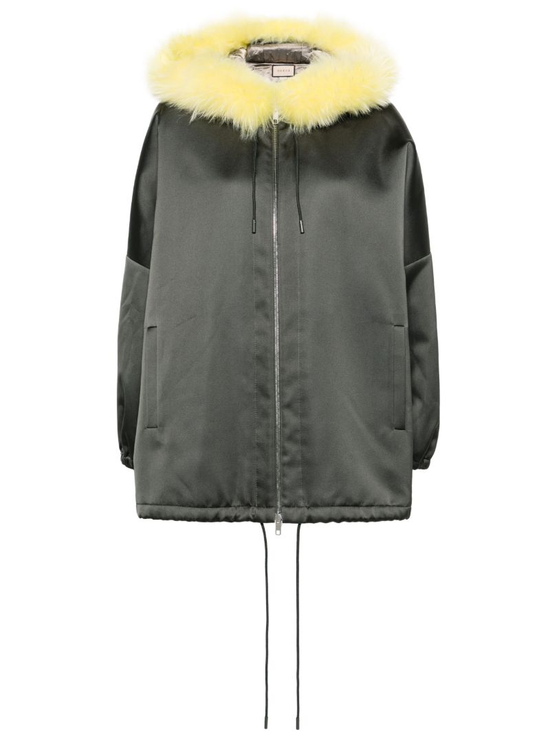 Green Hooded Duchesse Jacket