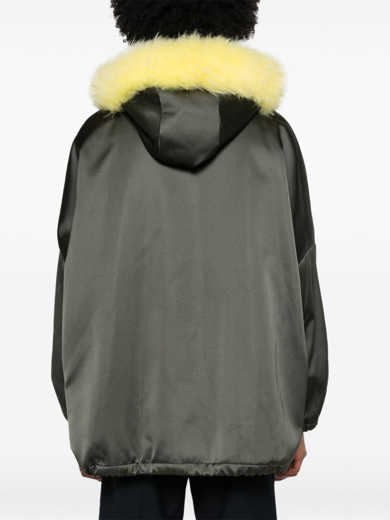 Green Hooded Duchesse Jacket
