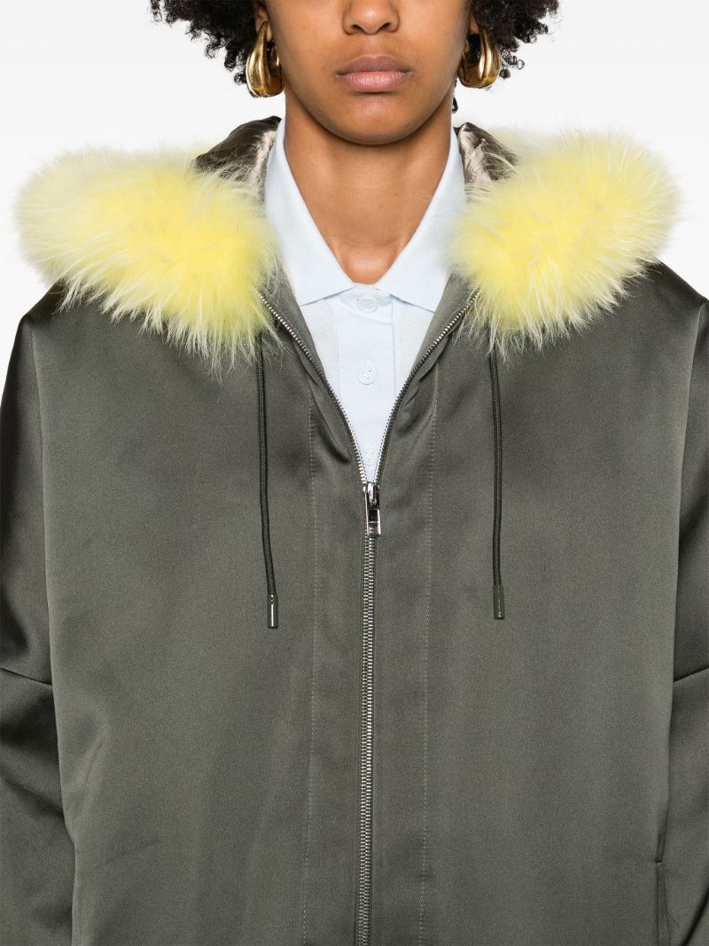 Green Hooded Duchesse Jacket