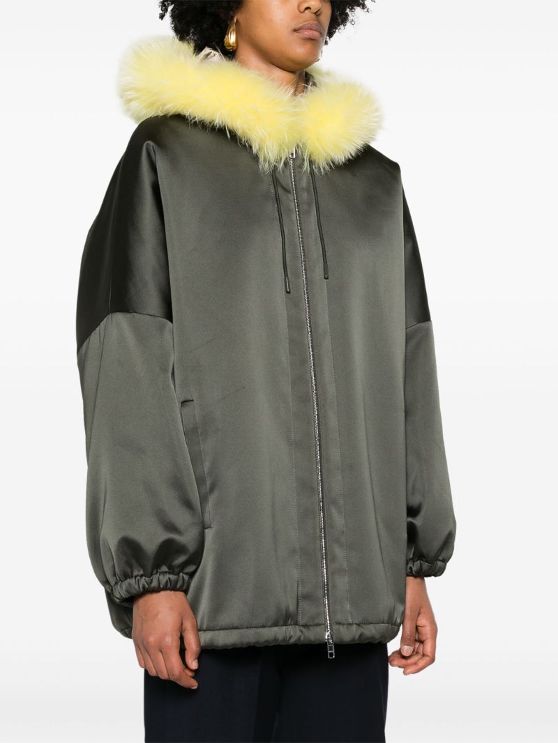 Green Hooded Duchesse Jacket