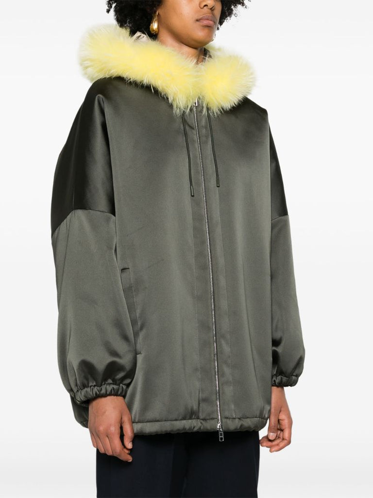 Green Hooded Duchesse Jacket