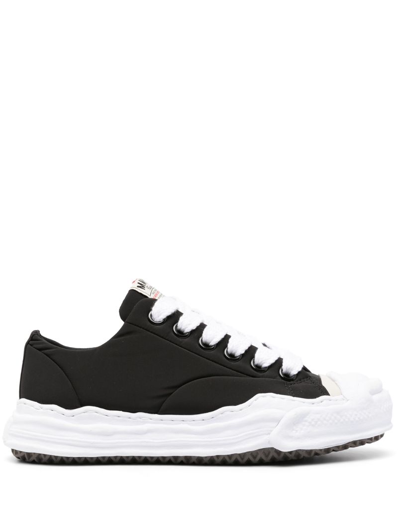 Black Hank Og Sole Leather Sneakers