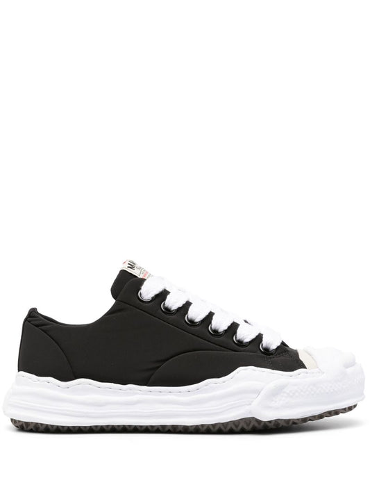 Black Hank Og Sole Leather Sneakers