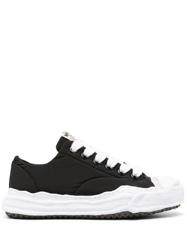 Black Hank Og Sole Leather Sneakers