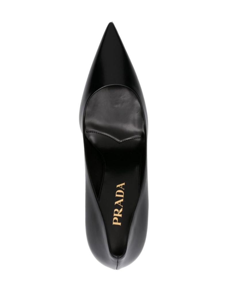 Black 100 Leather Pumps