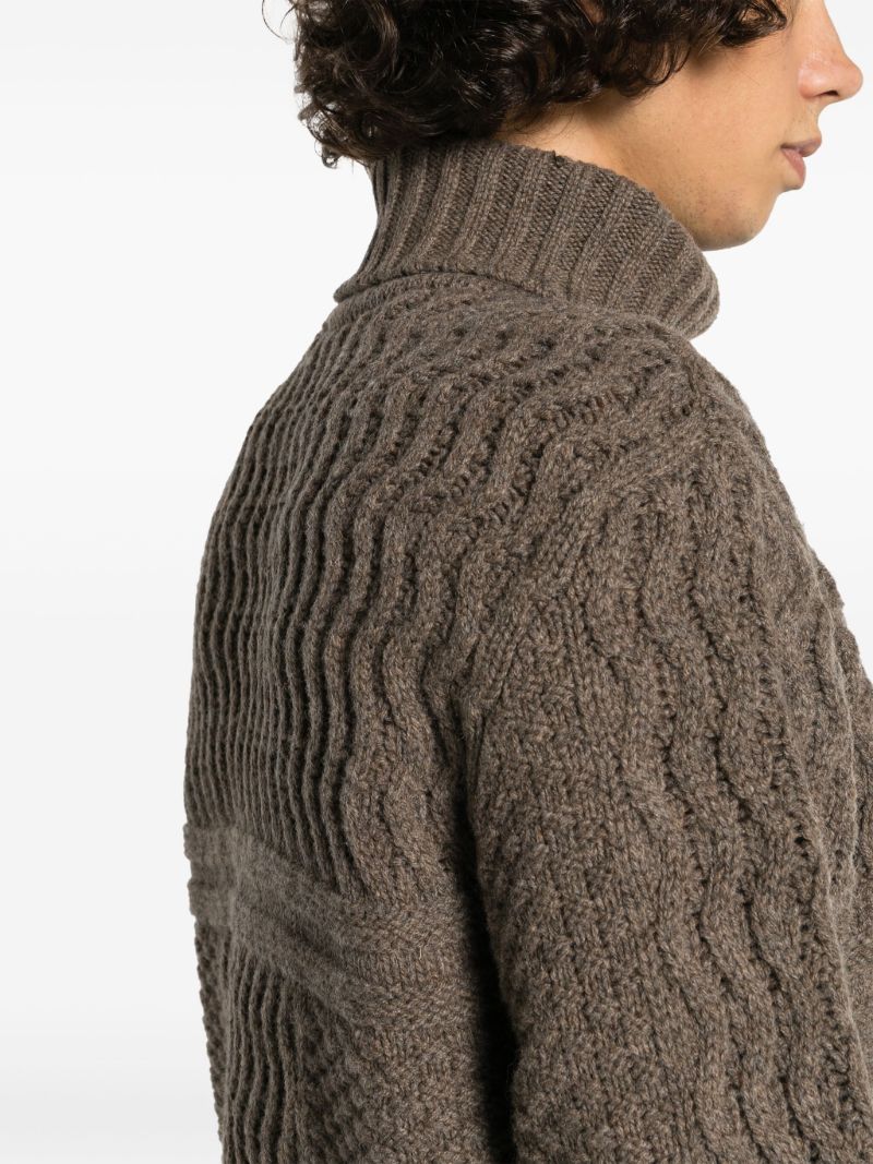 Brown Bylur Wool Sweater