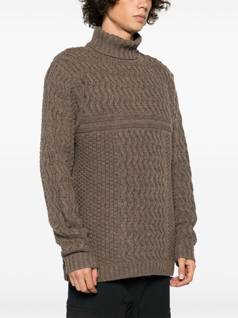 Brown Bylur Wool Sweater