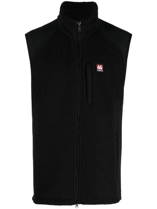 Black Tindur Fleece Vest
