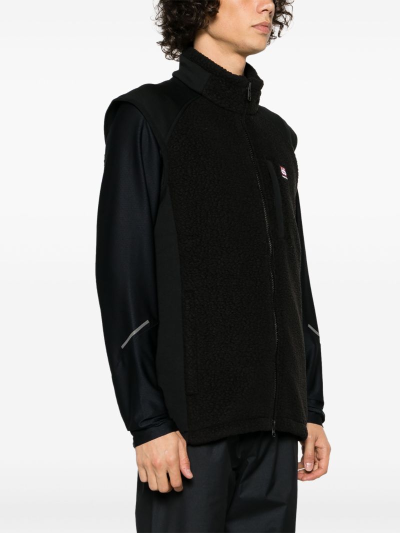 Black Tindur Fleece Vest
