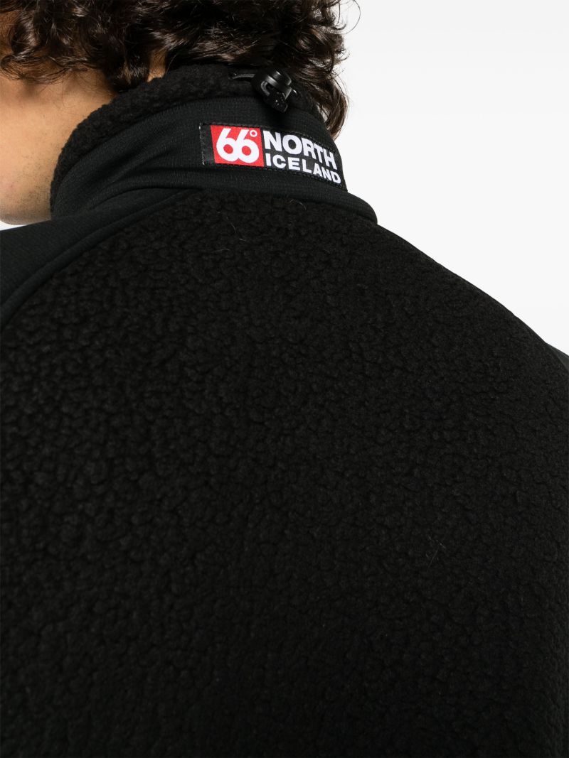 Black Tindur Fleece Vest
