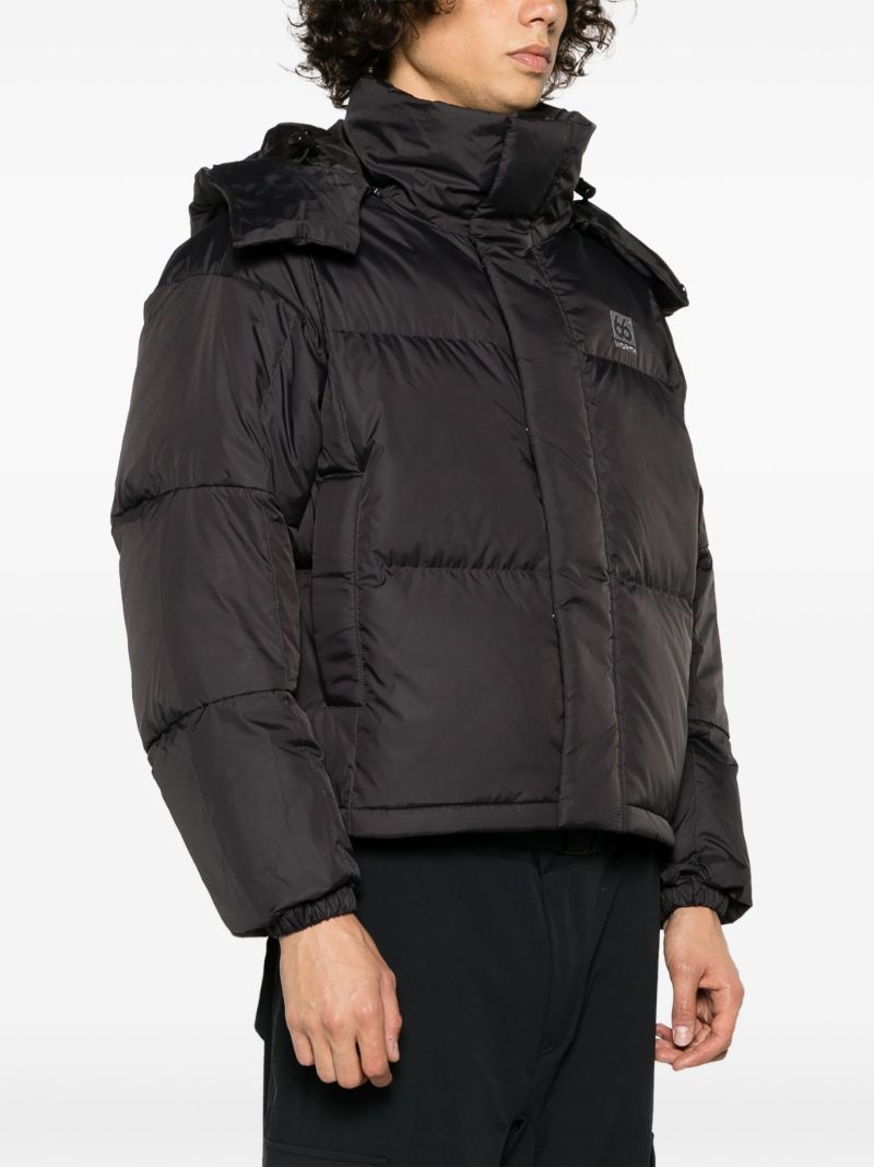 Black Dyngja Down Cropped Jacket