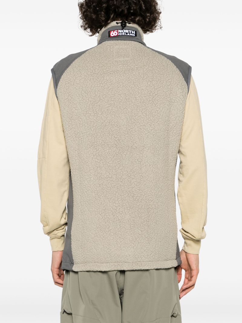 Grey Tindur Fleece Vest
