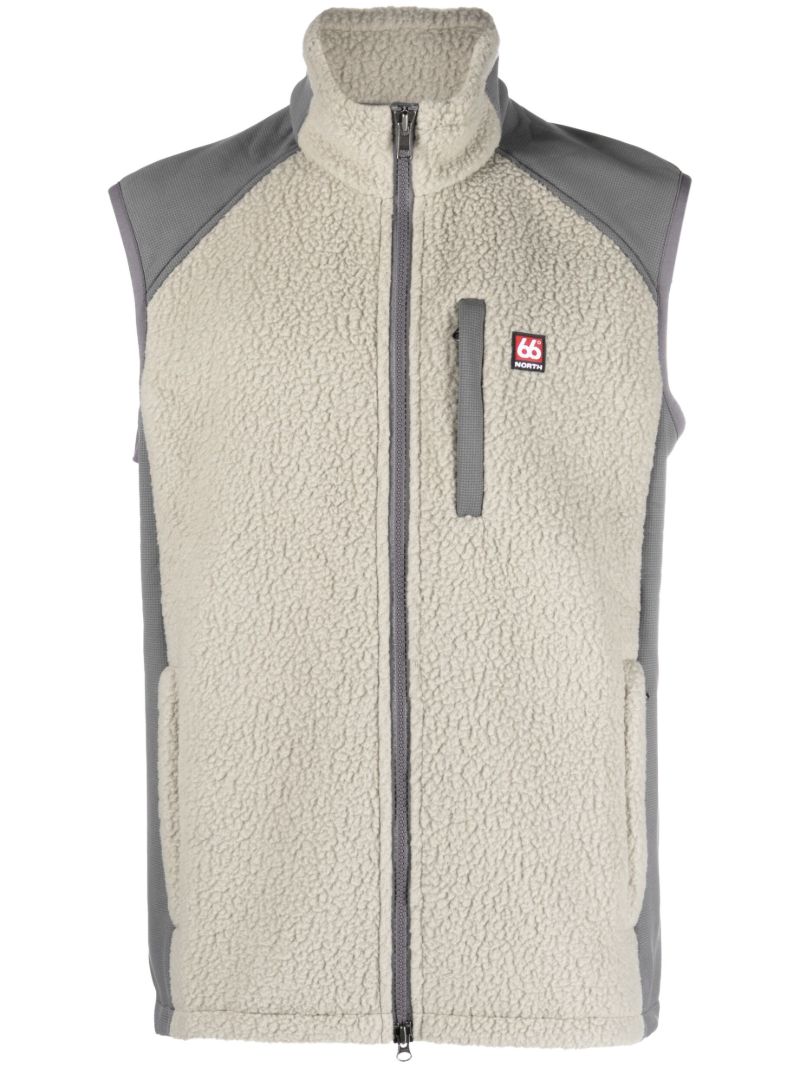 Grey Tindur Fleece Vest